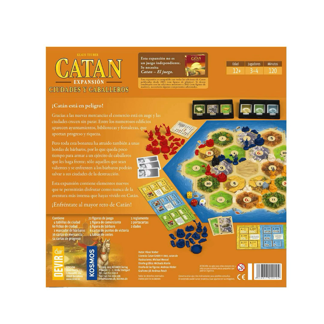 CATAN: Expansión Ciudades y Caballeros