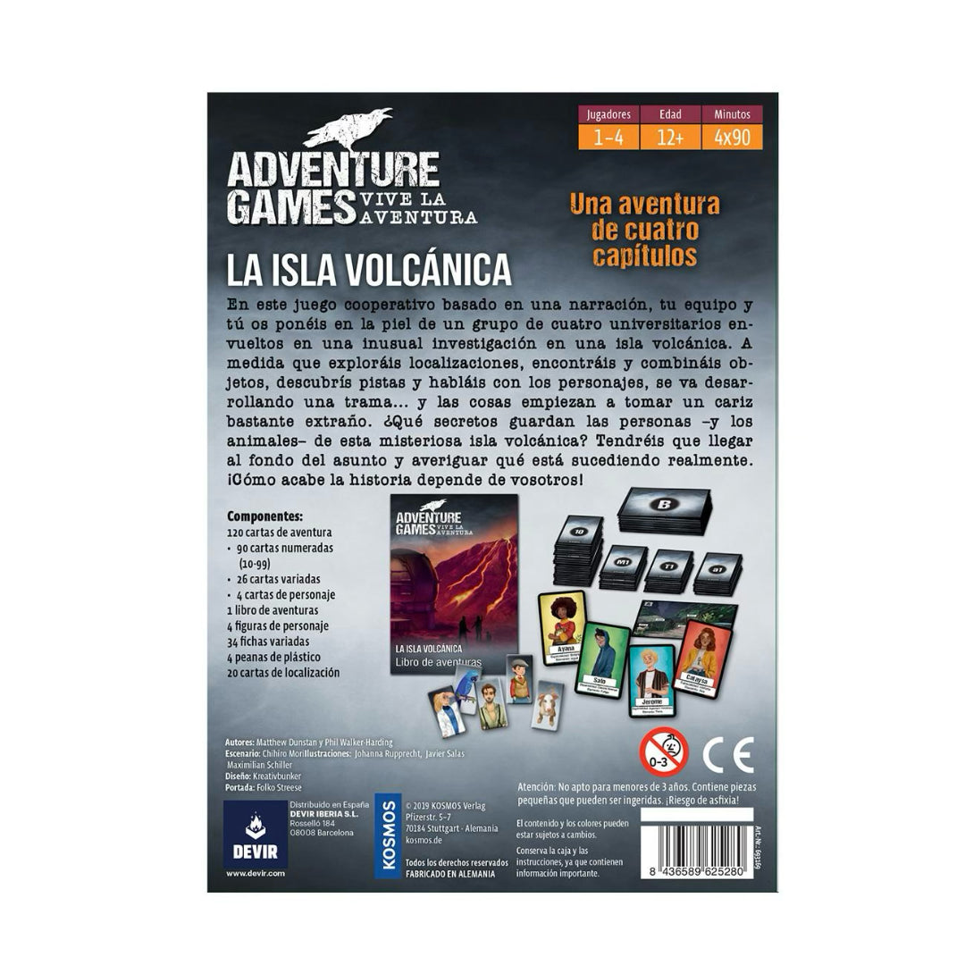 Adventure Games: La Isla Volcánica