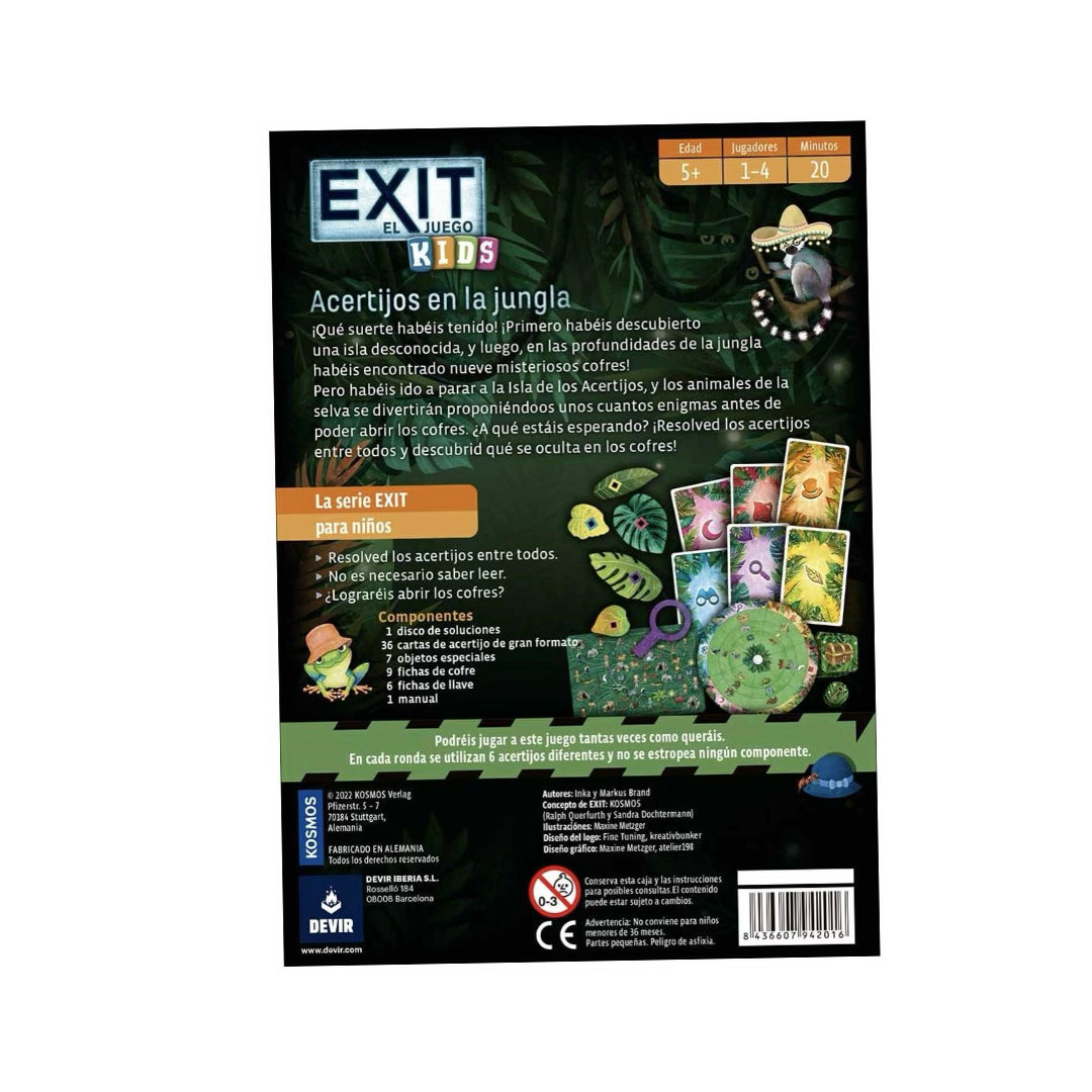 Exit Kids: Acertijos en la jungla