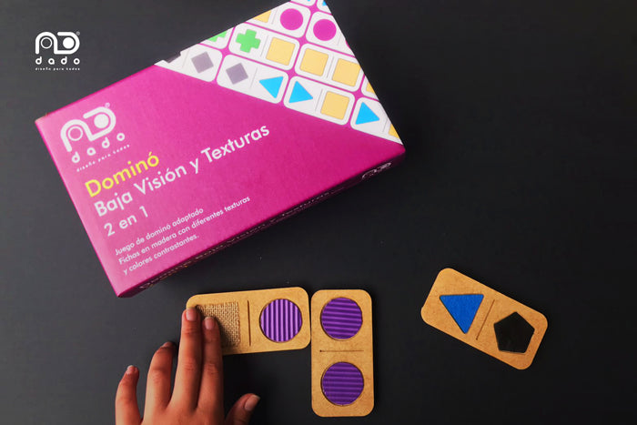Dominó Texturas Baja Visión